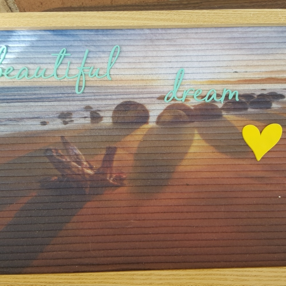 Beautiful dream picture in frame